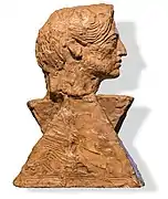 Buste de Krishnamurti, 1927 - Terre cuite