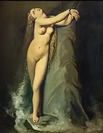 Etude pour Roger délivrant Angélique - Angélique, 1819