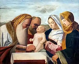 La Circoncision d'après  Giovanni Bellini