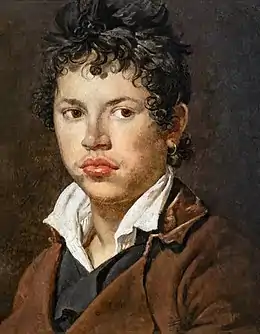 Portrait de jeune homme à la boucle d'oreille, 1804