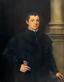 Portrait de jeune homme - Jan van Calcar