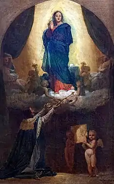 Première pensée du Vœu de Louis XIII, par Ingres (1821), Montauban, musée Ingres-Bourdelle.