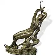 Séléné couchée, 1917 - Bronze