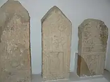 Stèles situées au musée de Makthar.