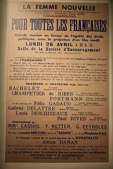 Affiche de La Femme Nouvelle