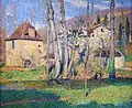 Henri Martin, Chaumières au printemps (1910).