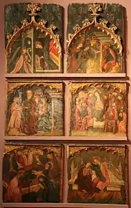 École catalane du XVIe siècle, Scènes de la vie de la Vierge.
