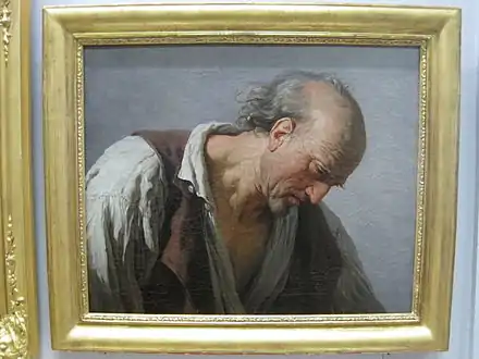 Buste de vieillard, par François-André Vincent.
