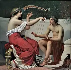 Calliope enseignant la musique à Orphée (1865), Périgueux, musée d'Art et d'Archéologie du Périgord.