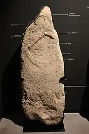 Statue-menhir de Collorgues n°2.