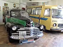 Dans les années 1950, les modèles américains comme cette Chevrolet Fleetmaster 1948 étaient fort communs.