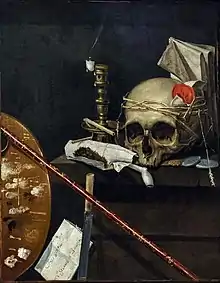 Vanité - Nature morte, 1641, Sebastien Bonnecroy.