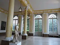 Entrée principale du musée, dite péristyle XVIIIe siècle du musée, vue actuelle.