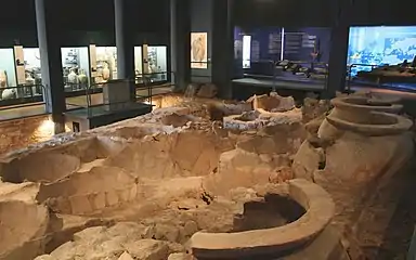 Vue du Musée des docks romains à Marseille