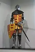 Armure au musée du château de Foix.