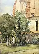 Félix Mouré, Le Cloître du couvent des Augustins (1892).