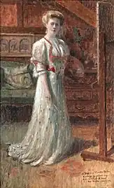 Henri Martin, Portrait de Mme Myriam Rocher (1905).