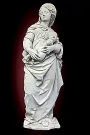 Attribué à Arthur Legoust, Vierge à l'Enfant (vers 1625).