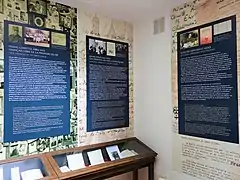 Musée sur la Seconde guerre mondiale dans le temple de l'EPFL.