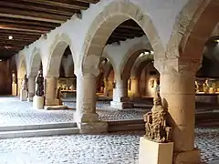 Le grenier de Chèvremont accueille la statuaire religieuse médiévale des collections du musée de La Cour d’Or.
