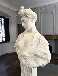 Auguste Rodin, Buste de Madame Fenaille (1898), plâtre.