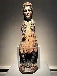 Vierge en majesté (XIIe – XIIe siècle).