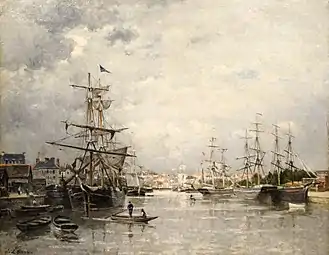 Le Port de Caen, 1859Musée des Beaux-Arts de Caen