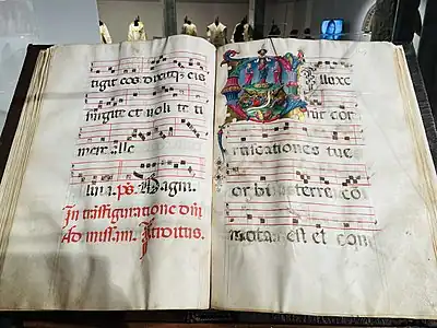 Maître lombard, Livre de chœur (1480-90).