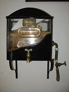 Compteur exposé au Musée de l'eau de Lisbonne