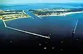 L’entrée du port de Muskegon