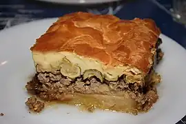 Part de moussaka.