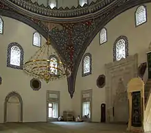 Photographie de l'intérieur de la mosquée Mustafa Pacha