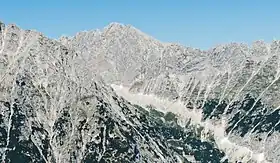 Vue de la face orientale du Musterstein.