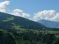 Le bourg vu depuis l'est