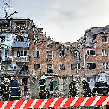 Mykolaiv après les bombardements russes du 13 octobre 2022