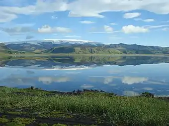 Le Mýrdalsjökull recouvrant le Katla.