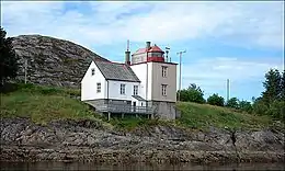 Ancienne maison-phare de Nærøysund, proche de Rørvik
