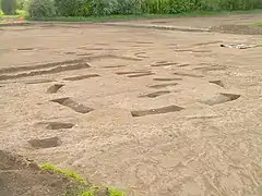 Le cimetière gaulois.