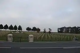 Aubérive : cimetière militaire polonais.
