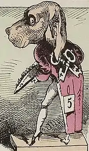 Le chambellan Néro (caricature par Hadol, 1870).