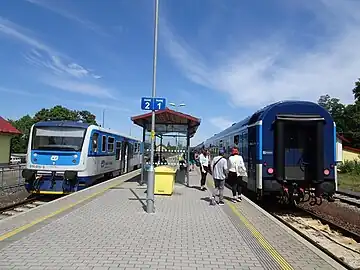 Nýrsko : gare ferroviaire.