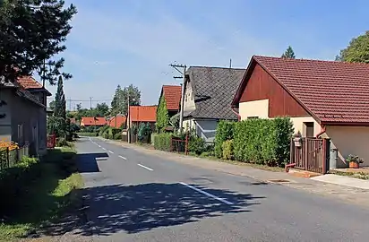 Route no 358 à Člupek.