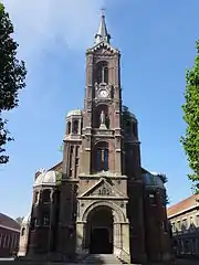 L'église Sainte-Barbe.