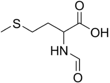 Structure de la N-formylméthionine