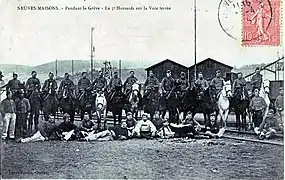 L'armée pendant la grève de Neuves-Maisons.
