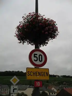 La N10 luxembourgeoise à Schengen