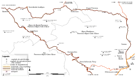 Carte de la route.