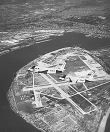 La base aérienne de North Island en 1977.