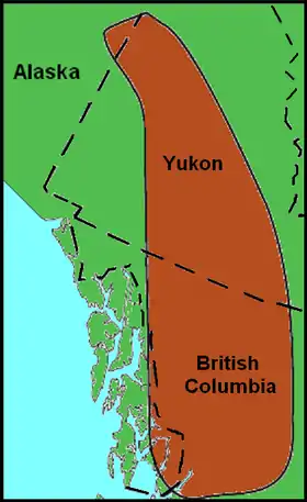 Carte de la province volcanique de la cordillère septentrionale.