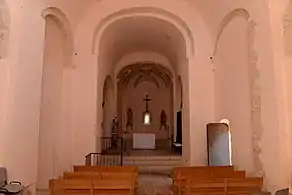 Vue générale de l'église actuelle.